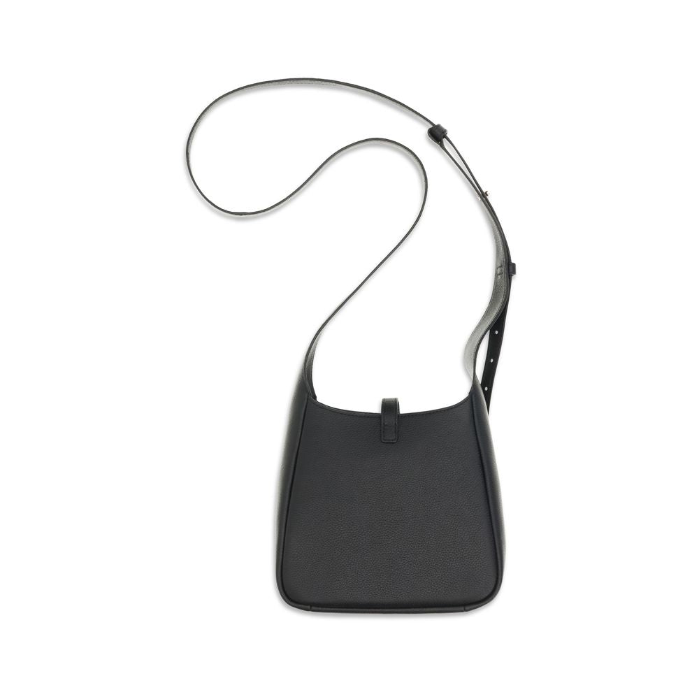 Black Calf Leather Bos Taurus Shoulder Bag