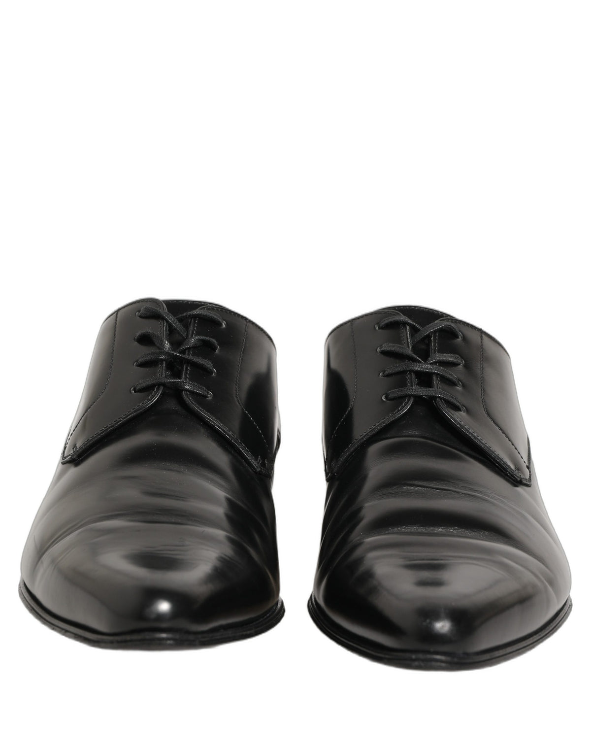 Black Leather Derby Dress Men Formal Shoes