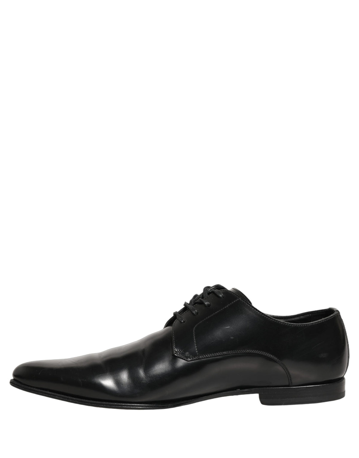 Black Leather Derby Dress Men Formal Shoes