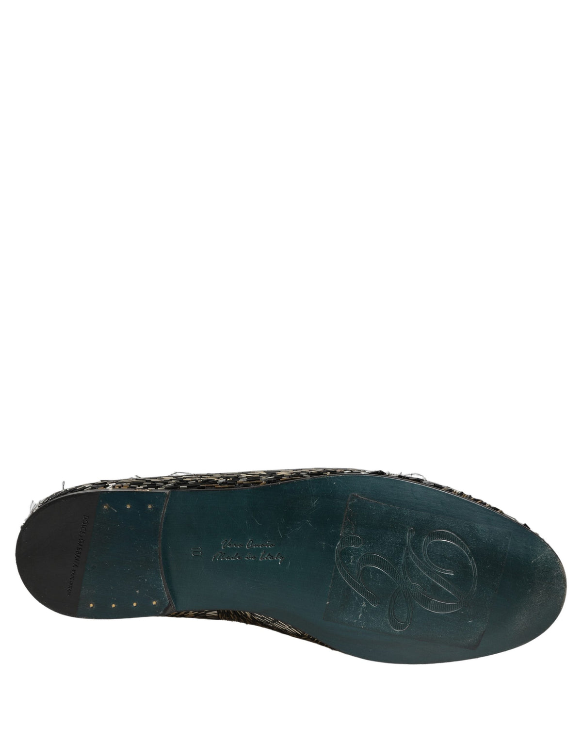 Black Silver Embellished Dress Loafers Shoes