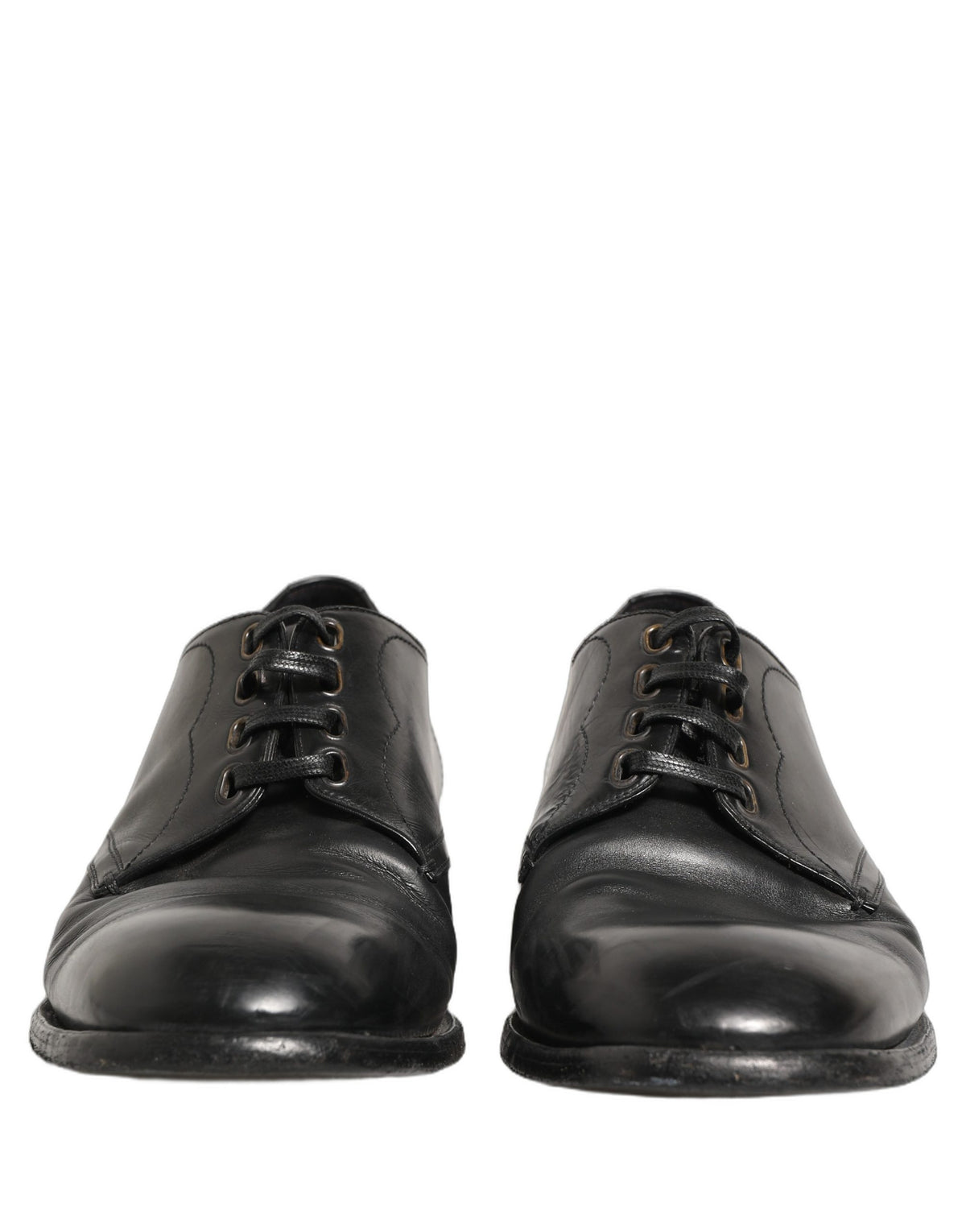 Black Leather Derby Dress Men Formal Shoes