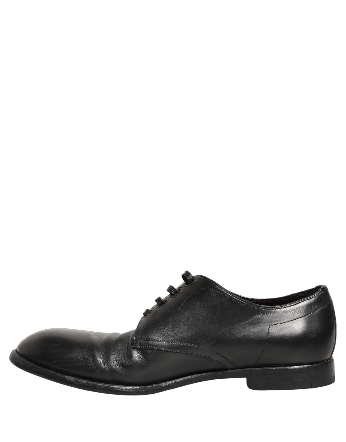 Black Leather Derby Dress Men Formal Shoes