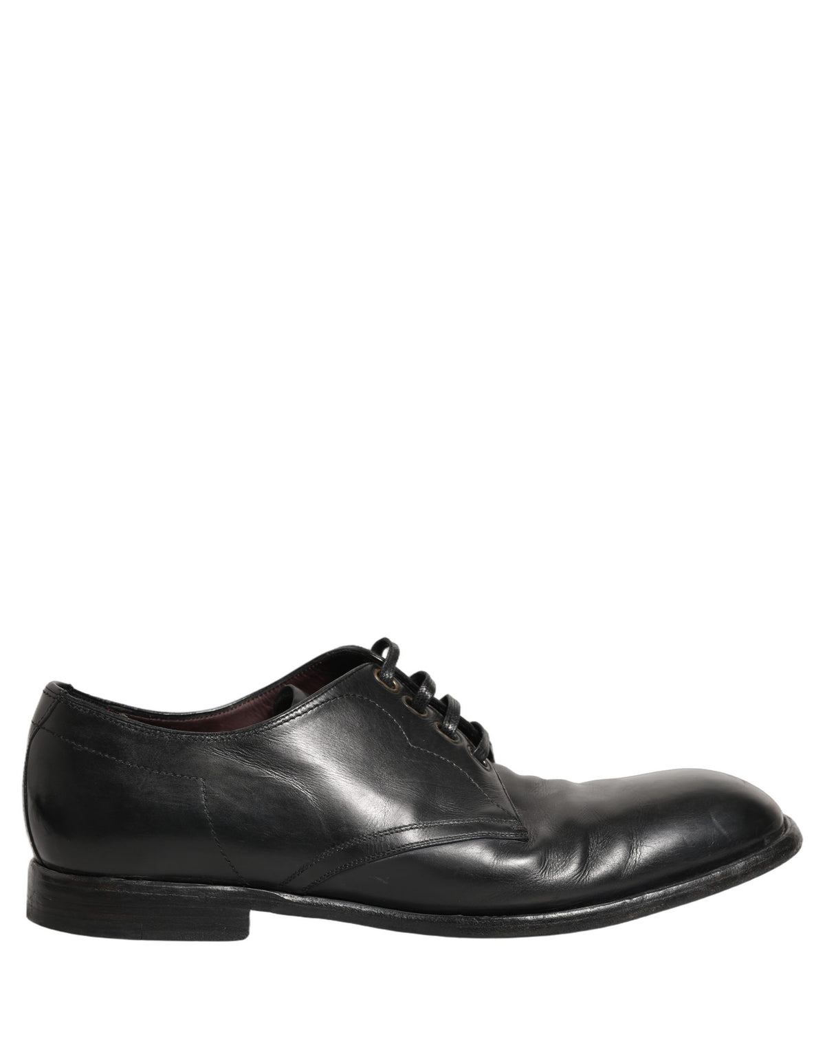 Black Leather Derby Dress Men Formal Shoes