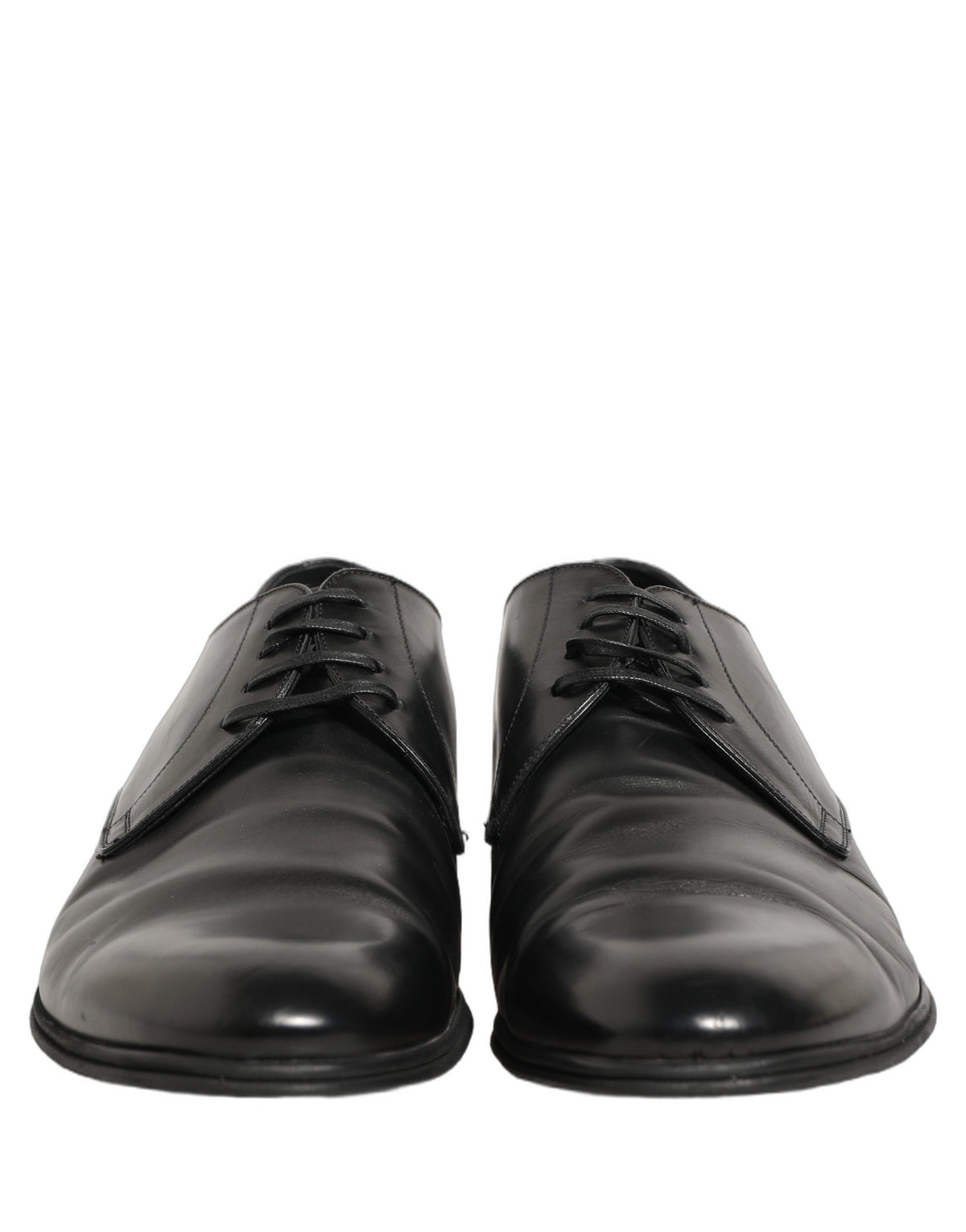 Black Leather Men Derby Dress Formal Shoes