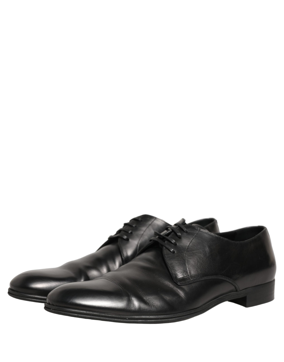 Black Leather Men Derby Dress Formal Shoes