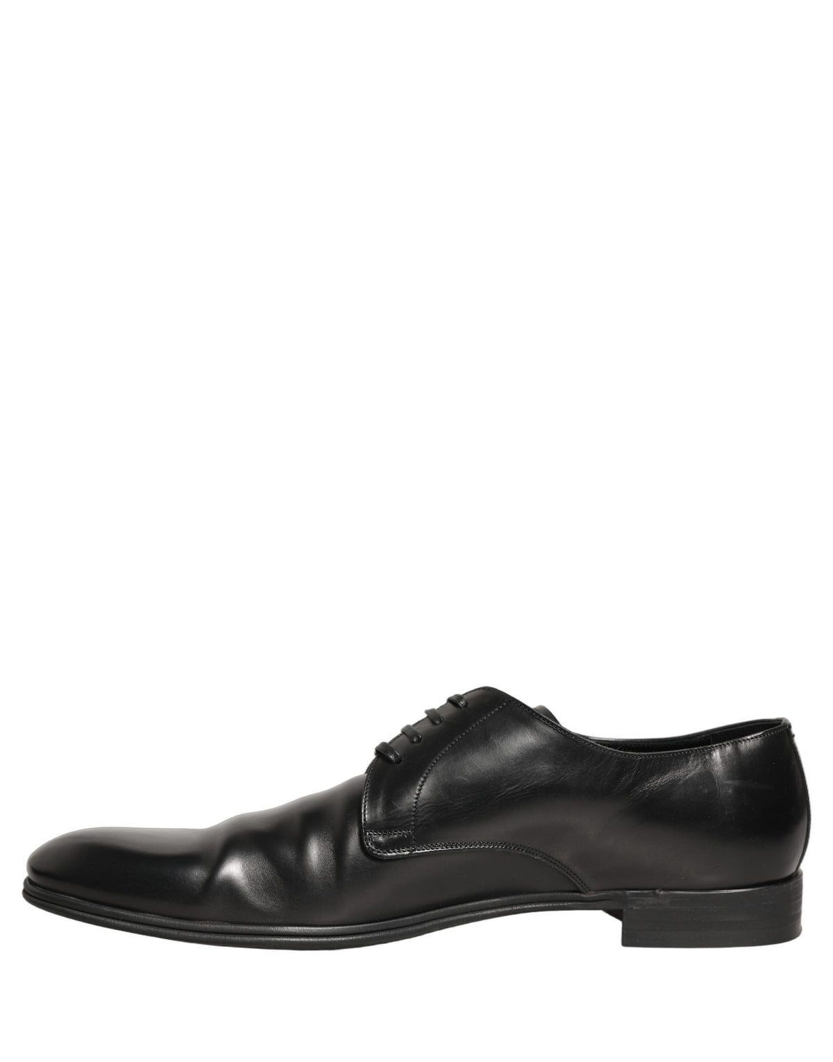 Black Leather Men Derby Dress Formal Shoes