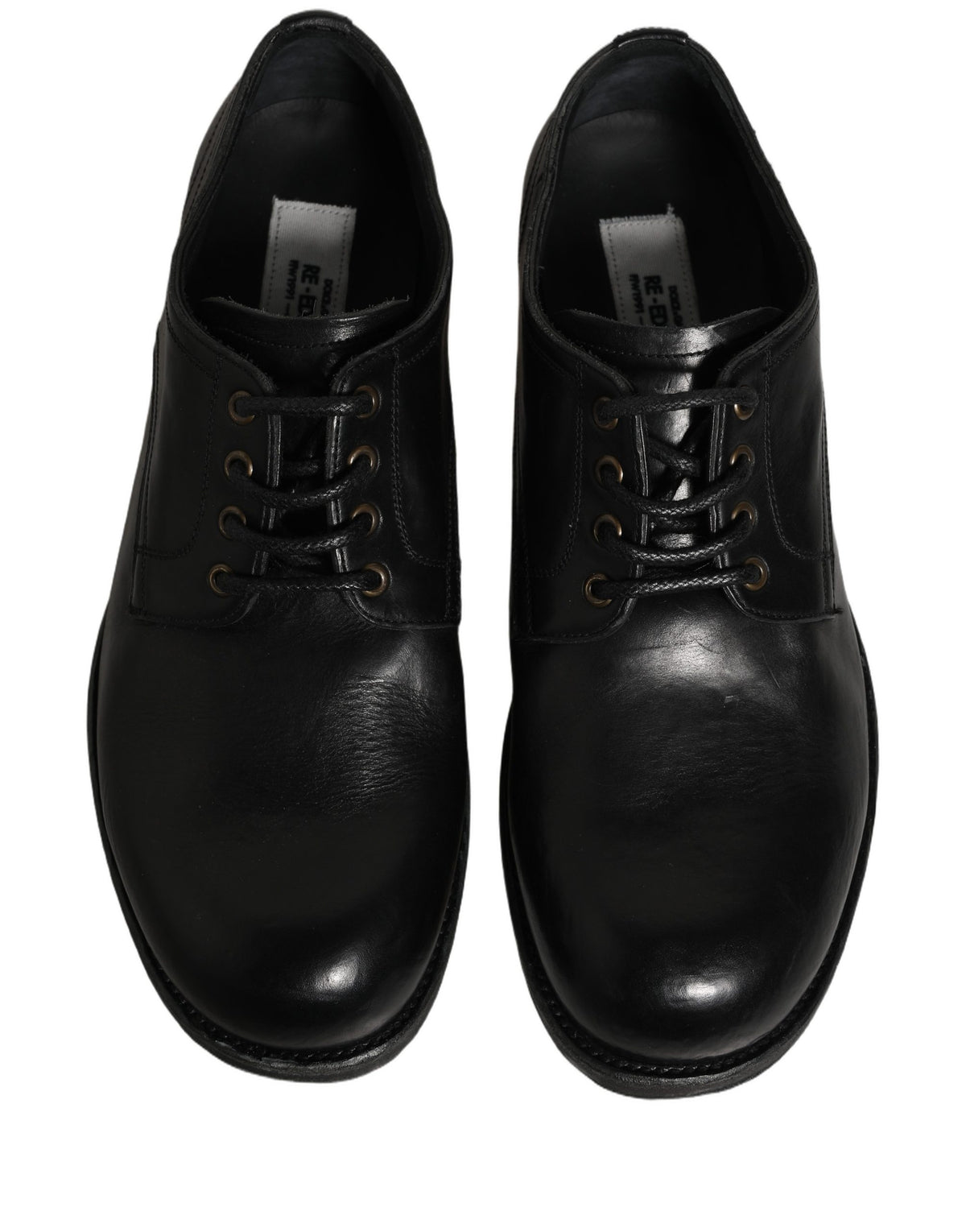 Black Leather Men Derby Dress Formal Shoes
