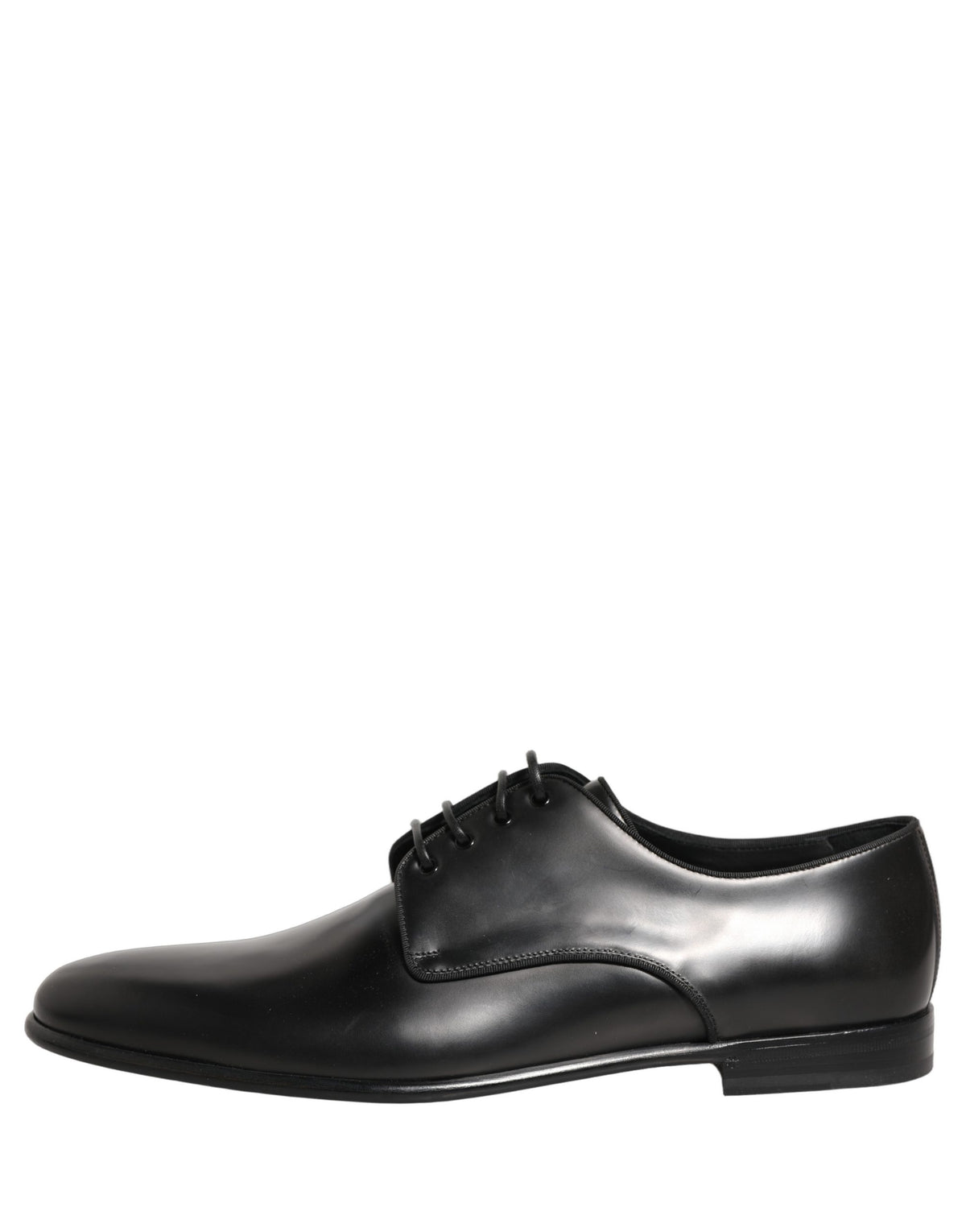 Black Leather Men Derby Dress Formal Shoes