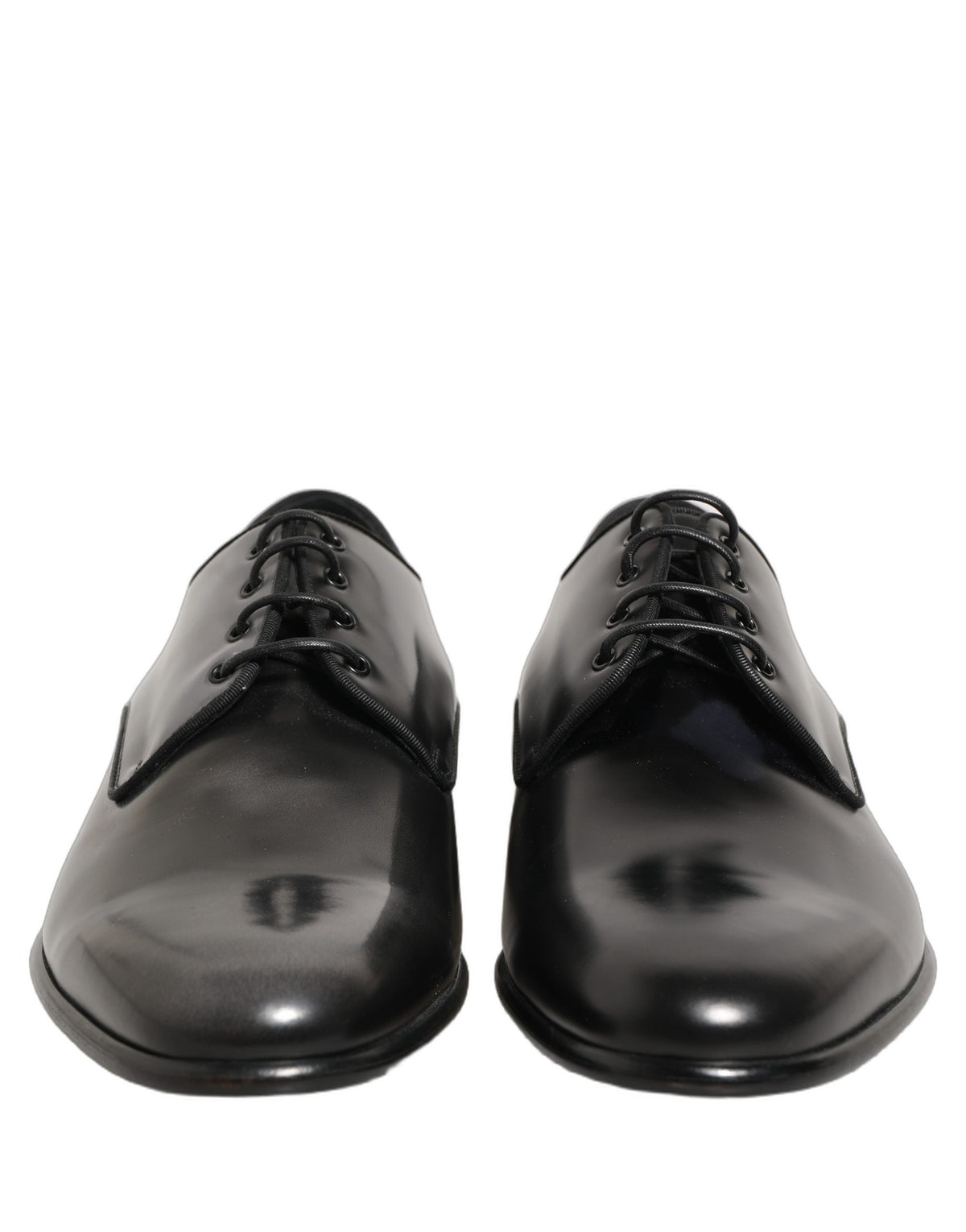 Black Leather Men Derby Dress Formal Shoes