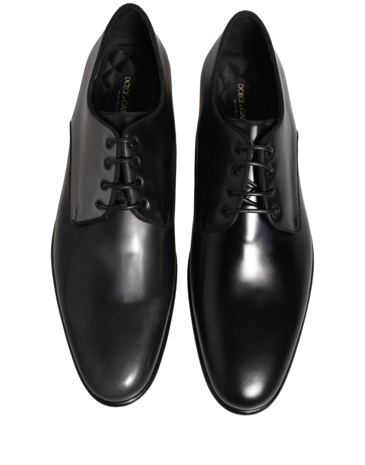 Black Leather Men Derby Dress Formal Shoes