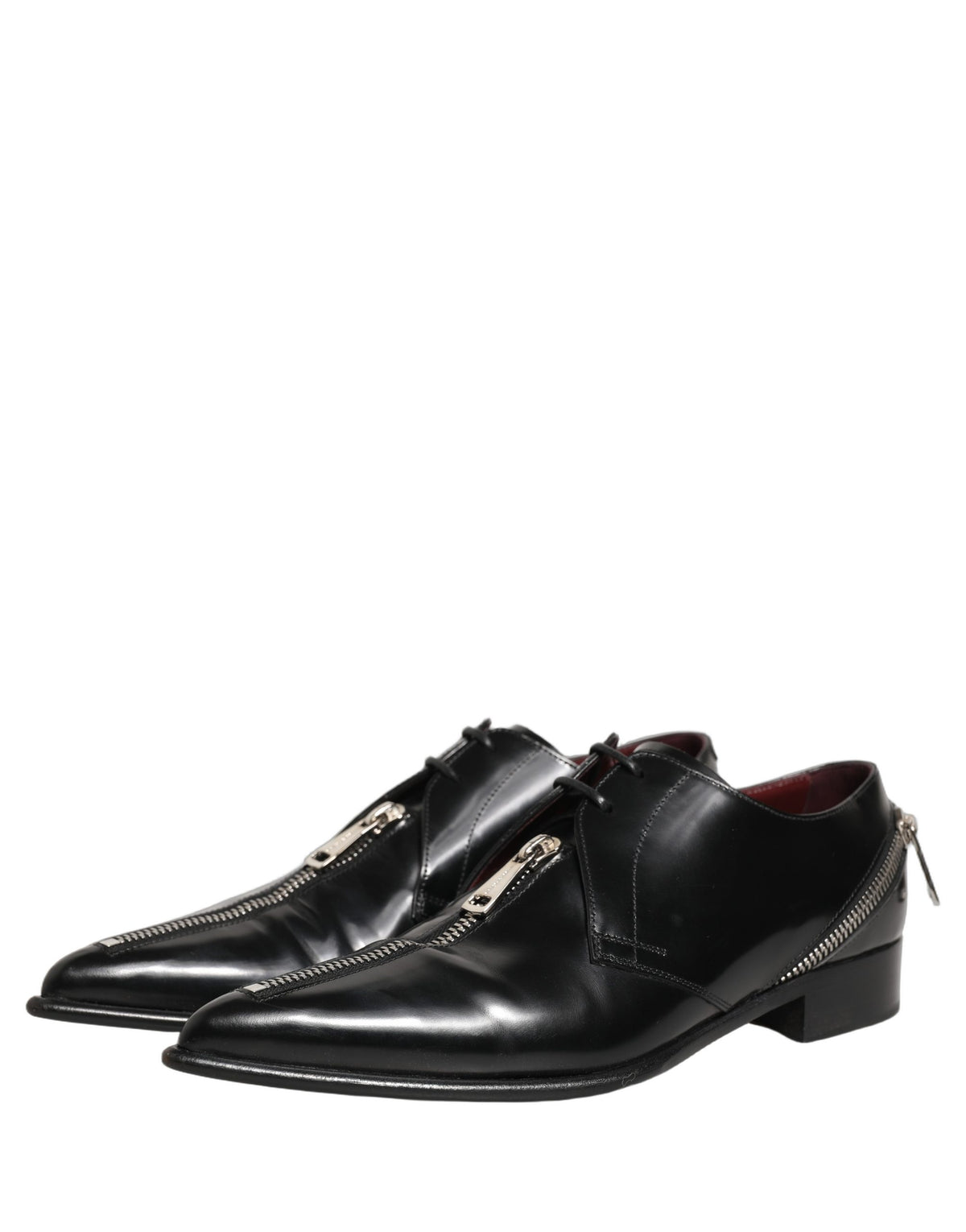 Black Leather Men Derby Dress Formal Shoes