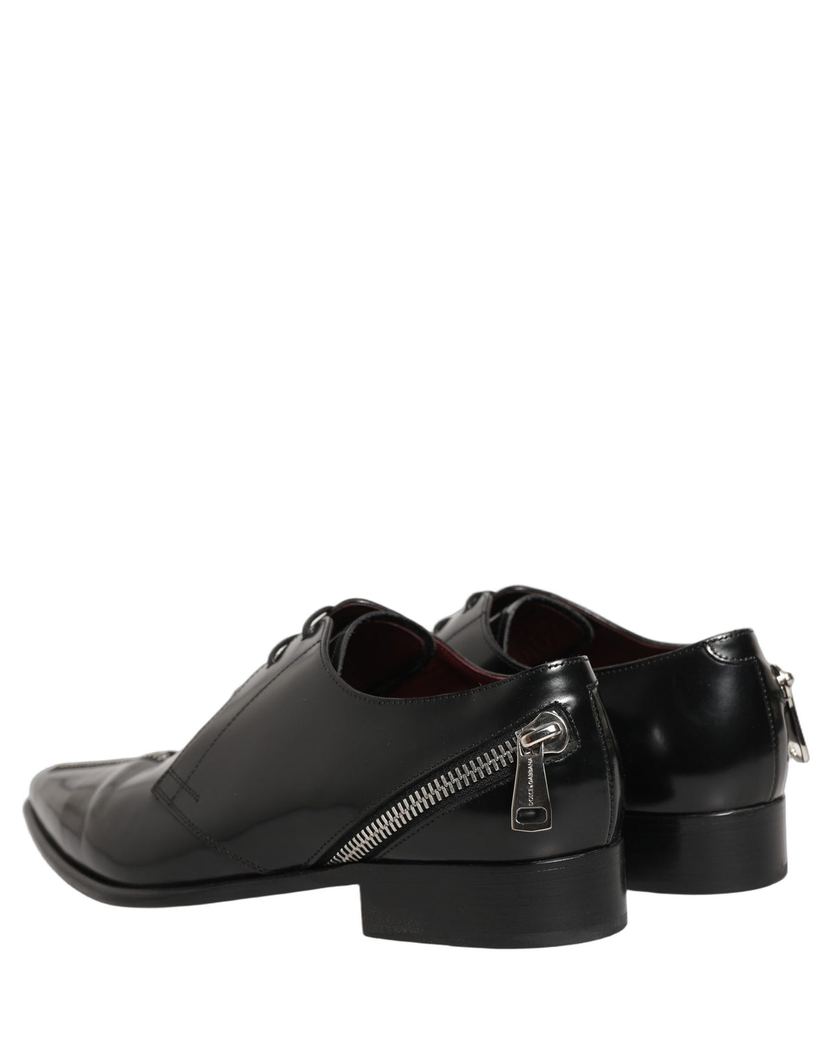 Black Leather Men Derby Dress Formal Shoes