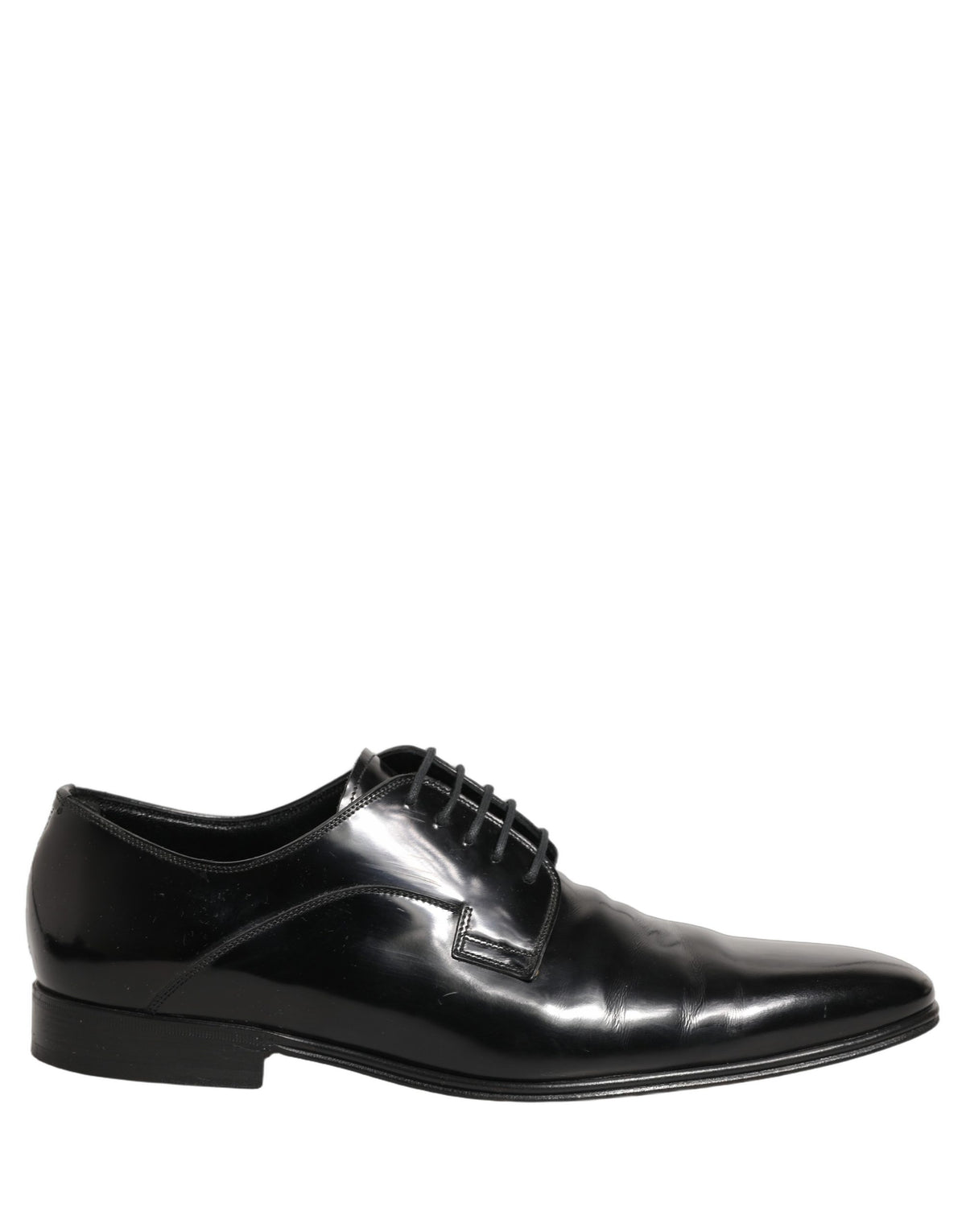 Black Leather Derby Dress Men Formal Shoes