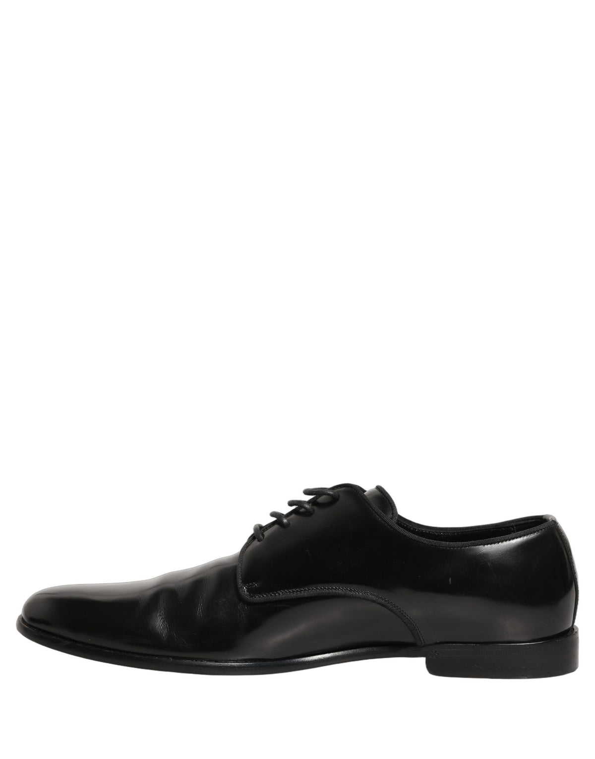Black Leather Men Derby Dress Formal Shoes