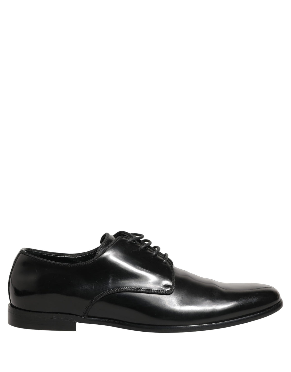 Black Leather Men Derby Dress Formal Shoes