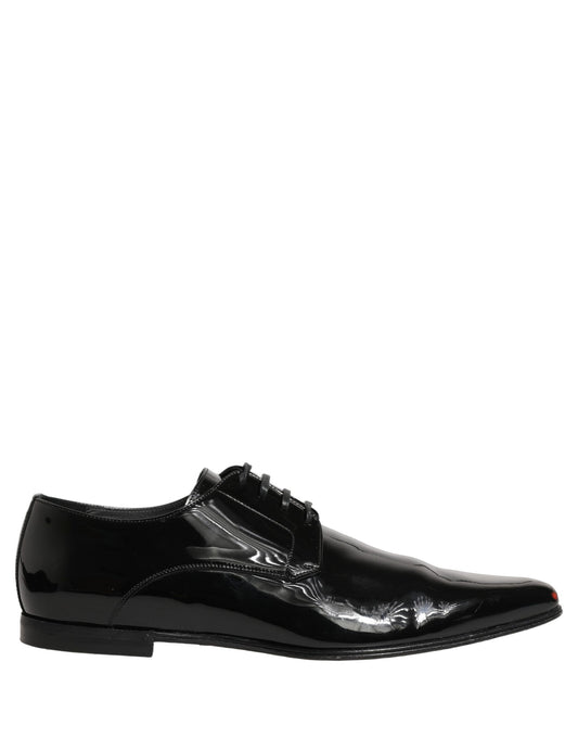 Black Leather Derby Dress Men Formal Shoes