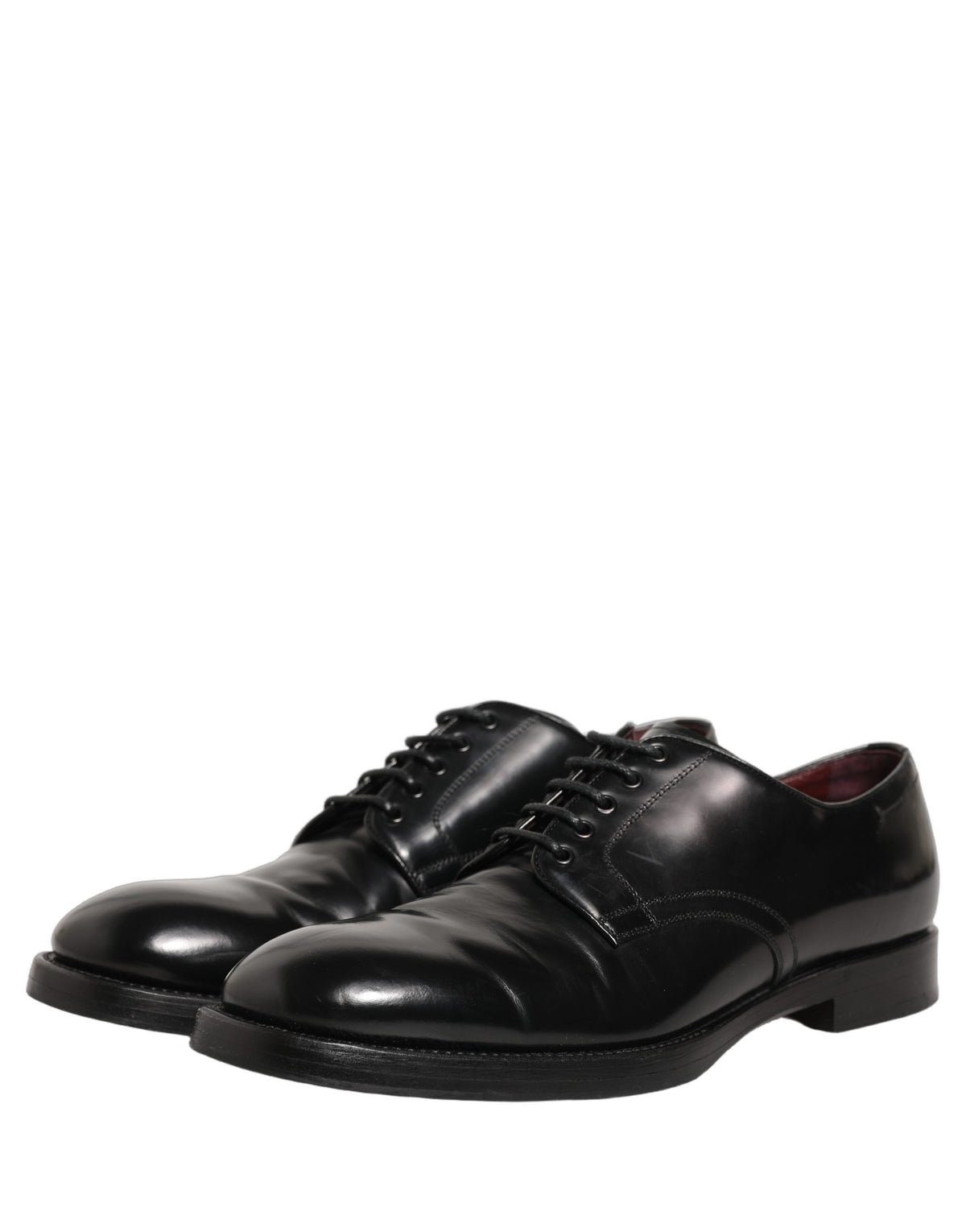 Black Leather Derby Dress Men Formal Shoes