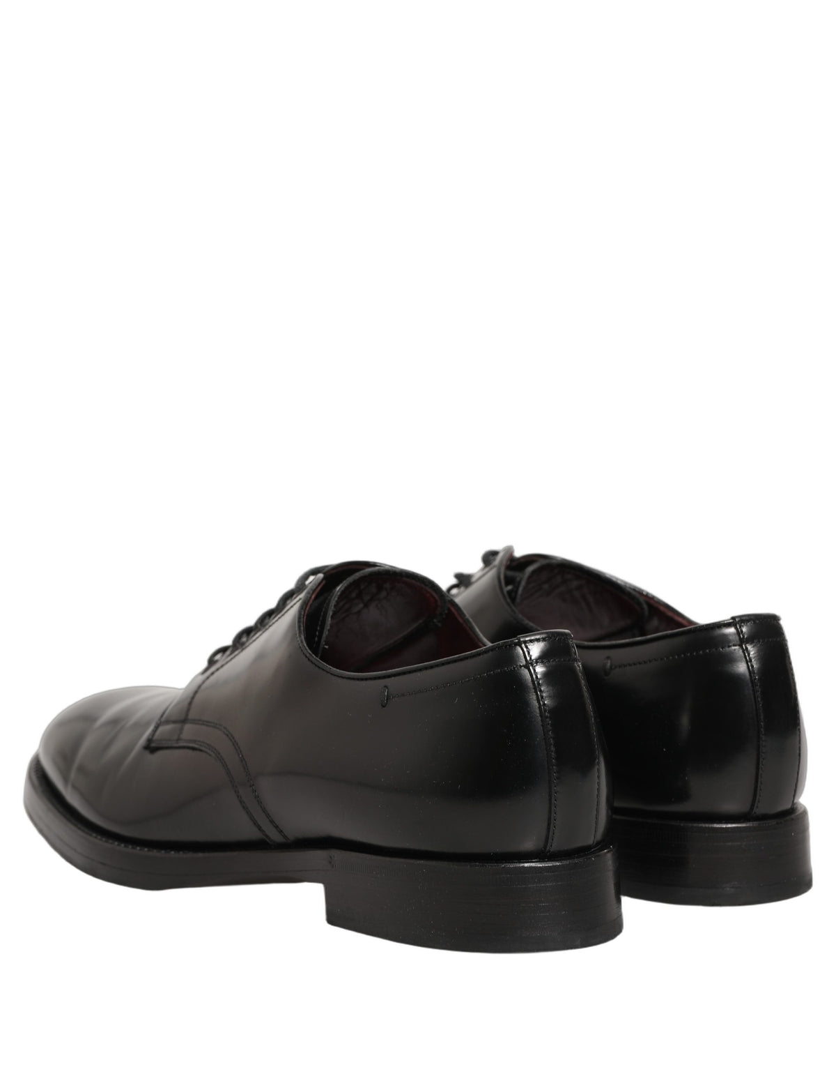 Black Leather Derby Dress Men Formal Shoes
