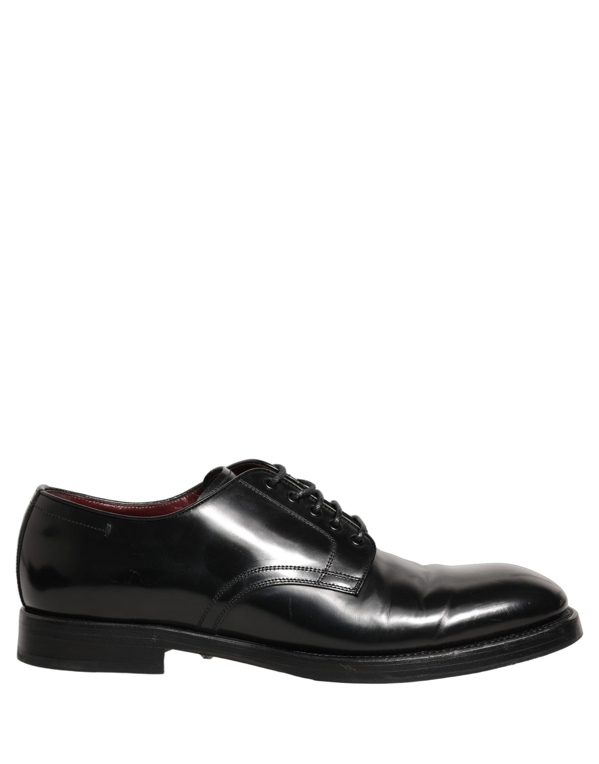 Black Leather Derby Dress Men Formal Shoes