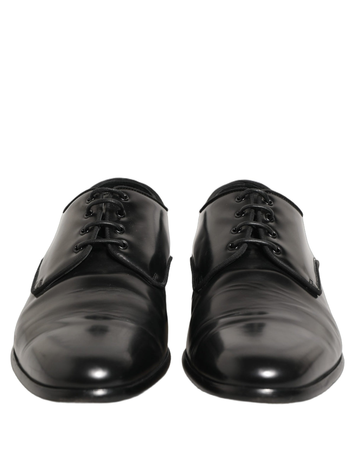 Black Leather Men Derby Dress Formal Shoes