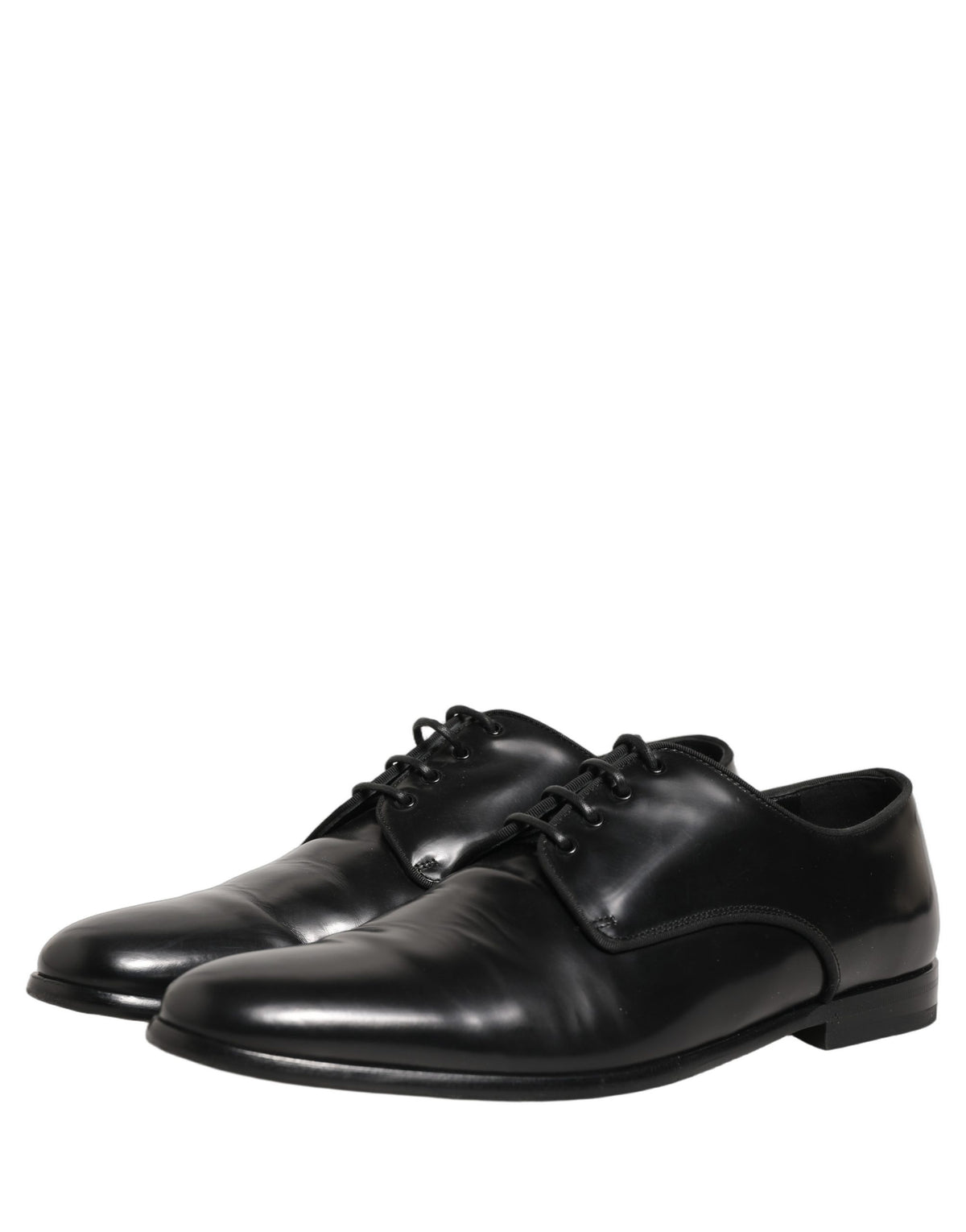 Black Leather Men Derby Dress Formal Shoes