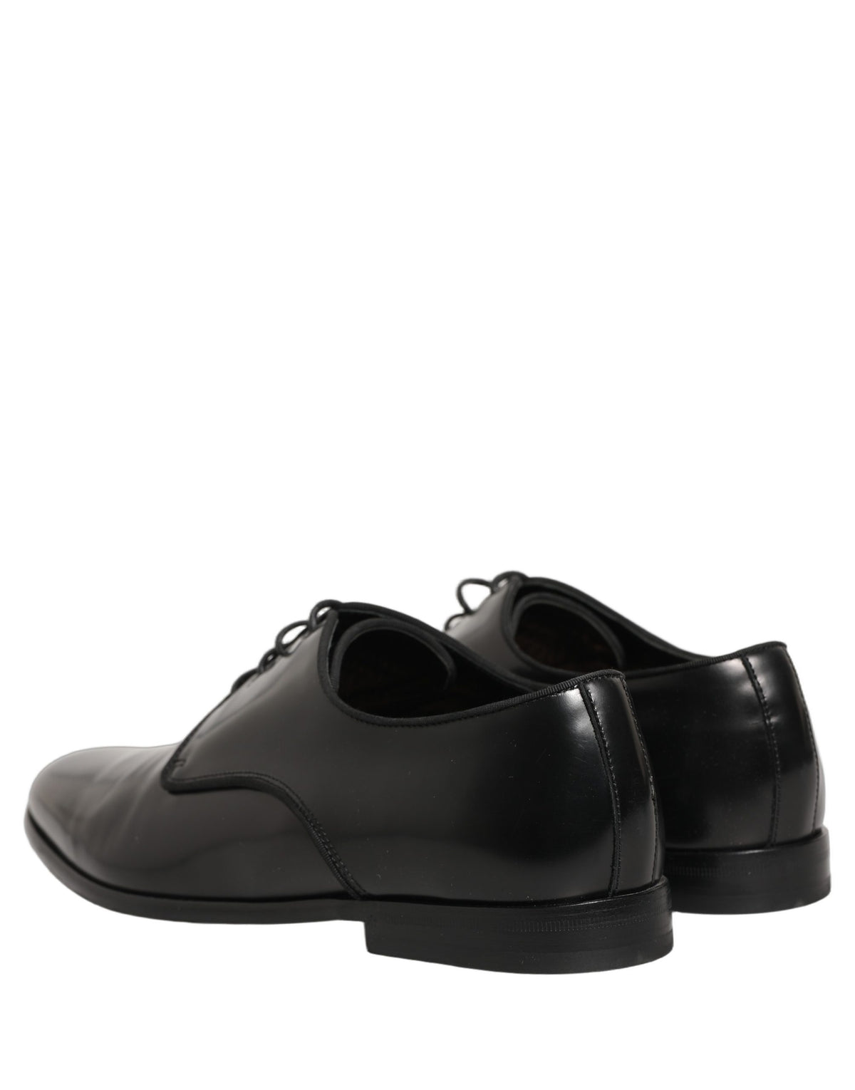 Black Leather Men Derby Dress Formal Shoes