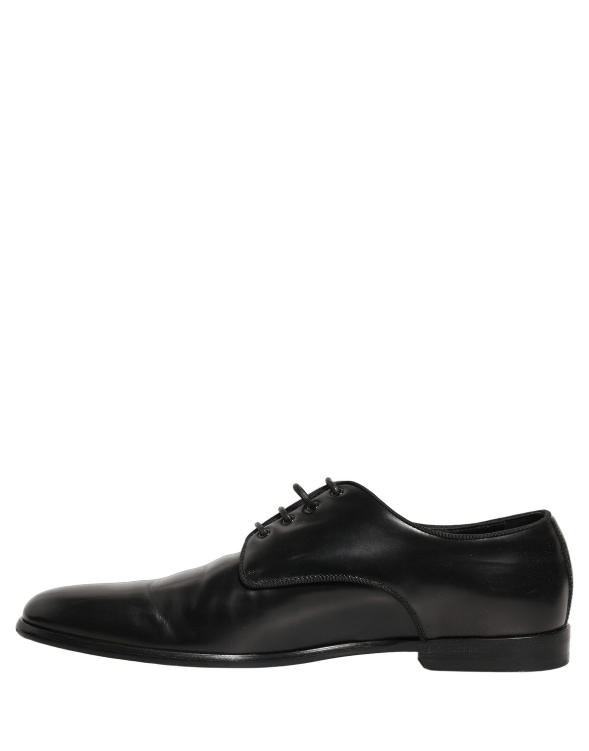 Black Leather Men Derby Dress Formal Shoes