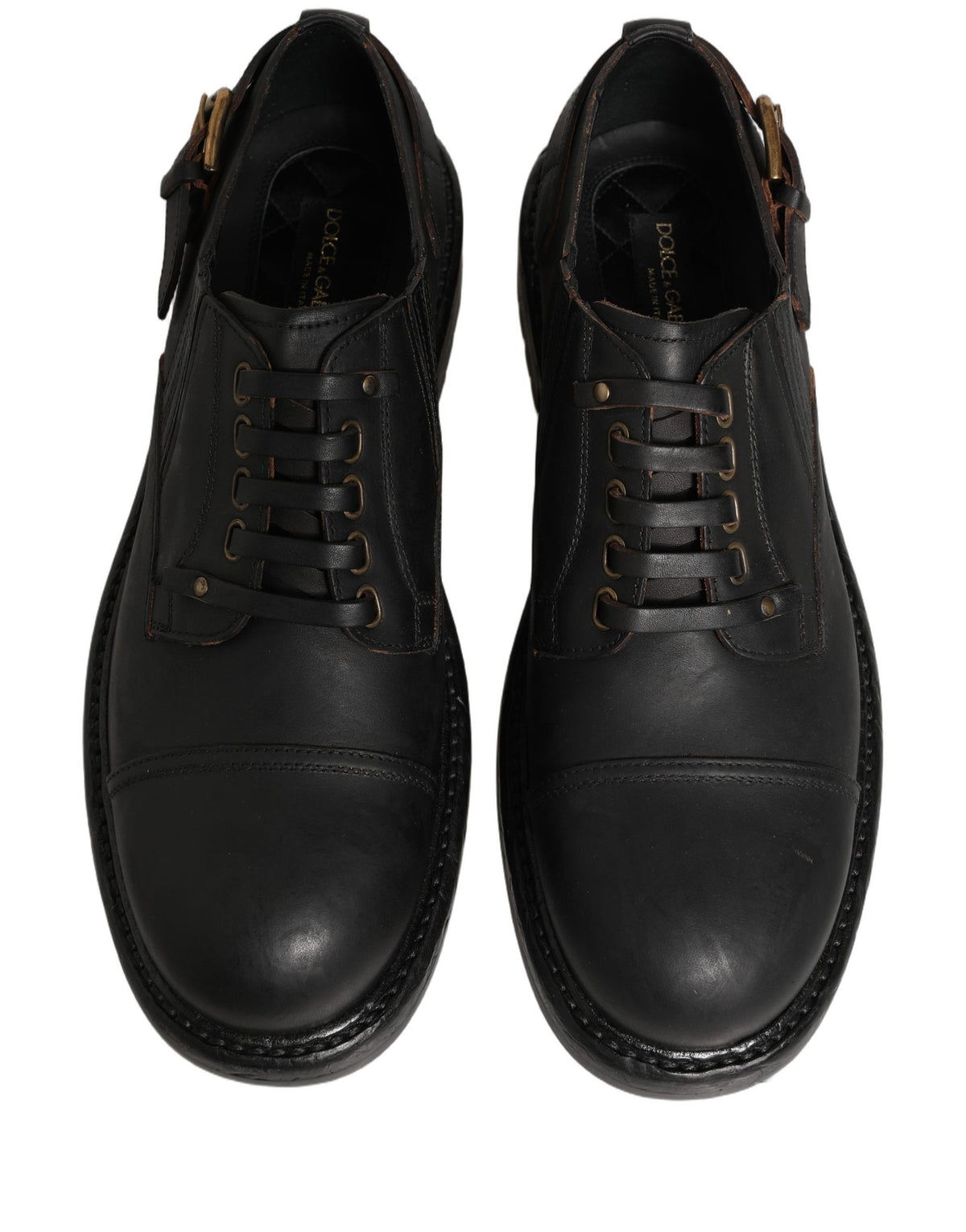 Dress Black Leather Lace Up Derby Men Shoes