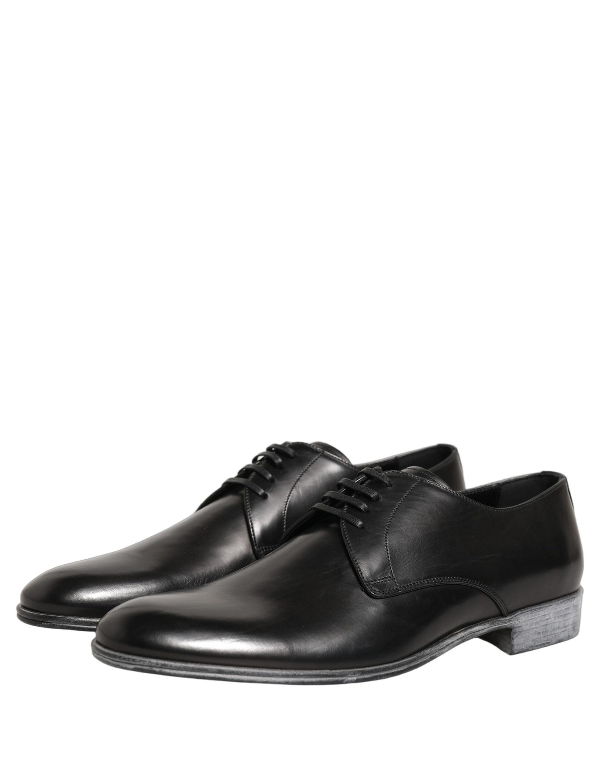 Dress Black Leather Lace Up Derby Men Shoes