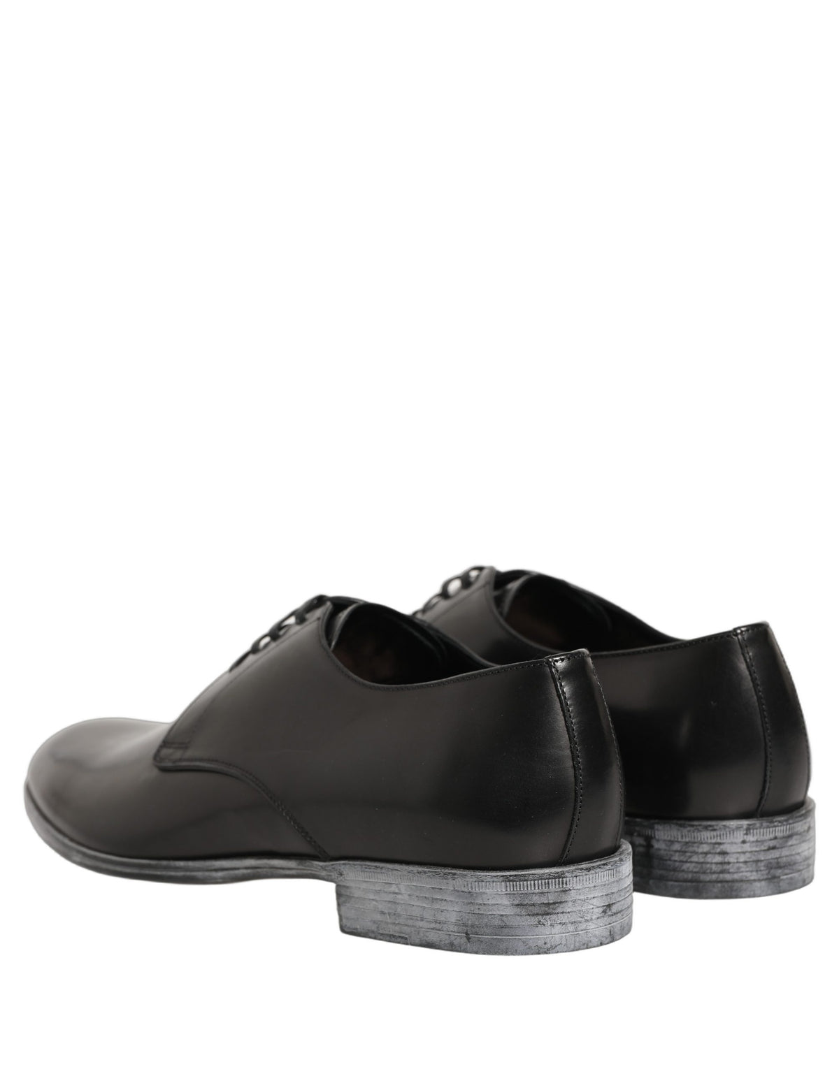 Dress Black Leather Lace Up Derby Men Shoes