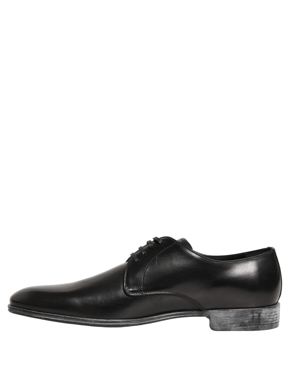 Dress Black Leather Lace Up Derby Men Shoes