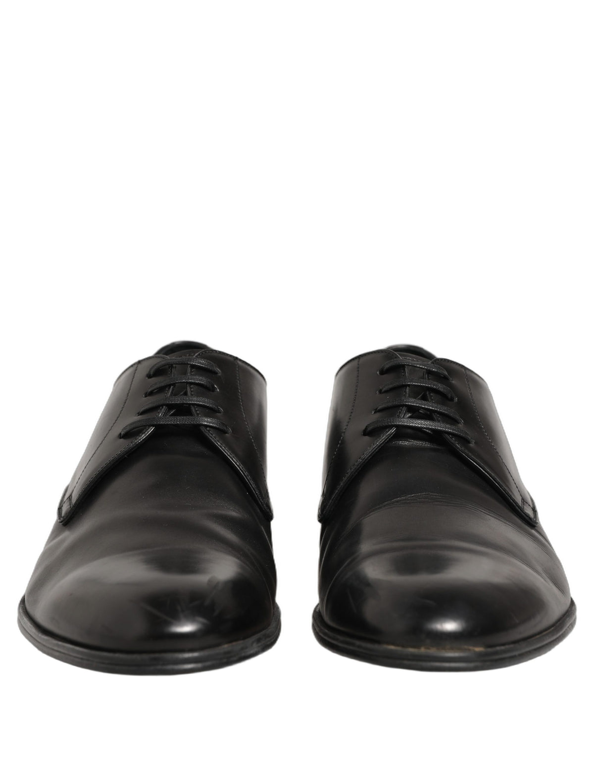 Dress Black Leather Lace Up Derby Shoes