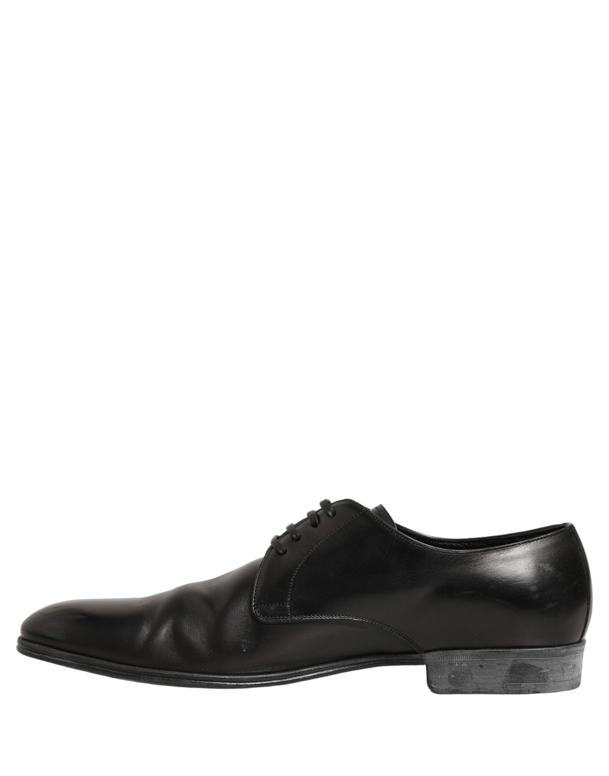 Dress Black Leather Lace Up Derby Shoes
