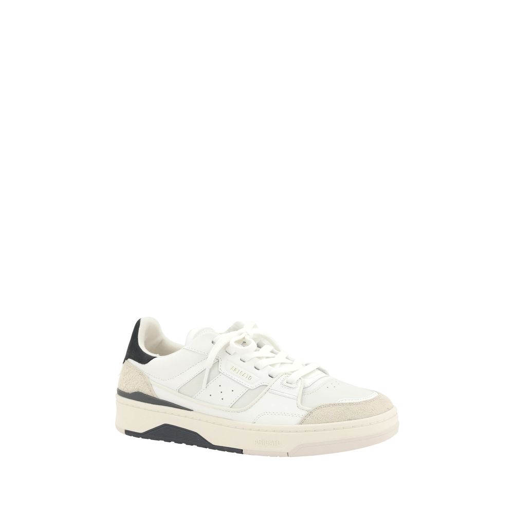 White Calf Leather Bos Taurus Low Top Sneakers