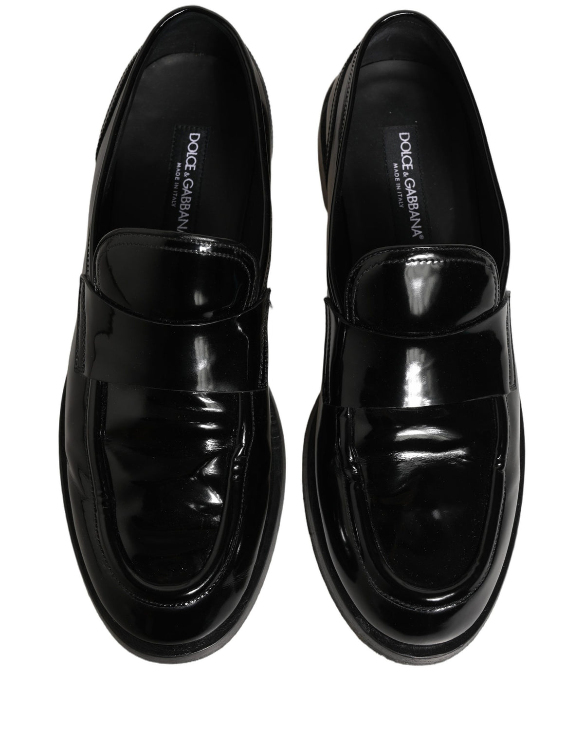 Black Leather Formal Men Dress Loafers Shoes