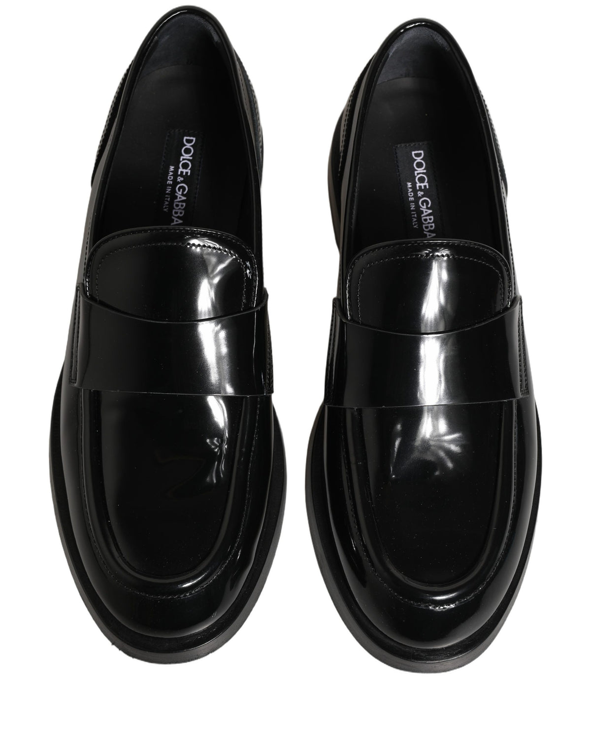 Black Leather Formal Men Dress Loafers Shoes