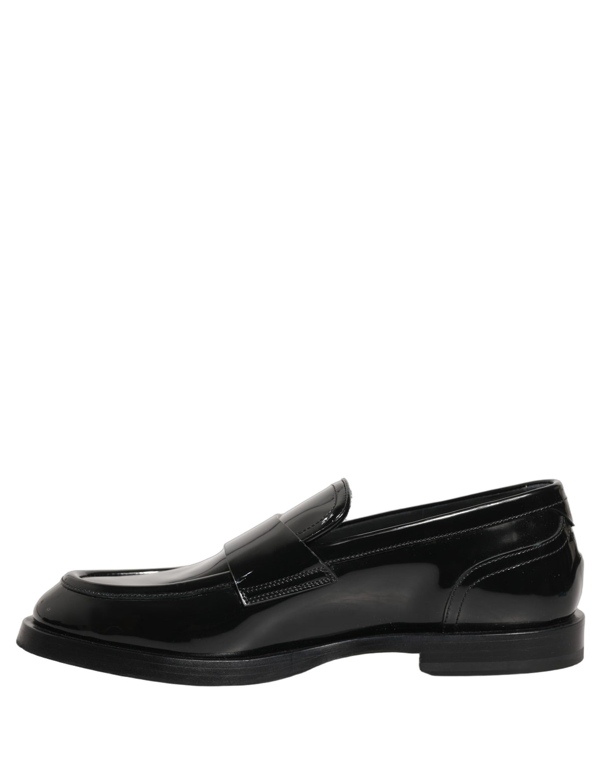 Black Leather Formal Men Dress Loafers Shoes