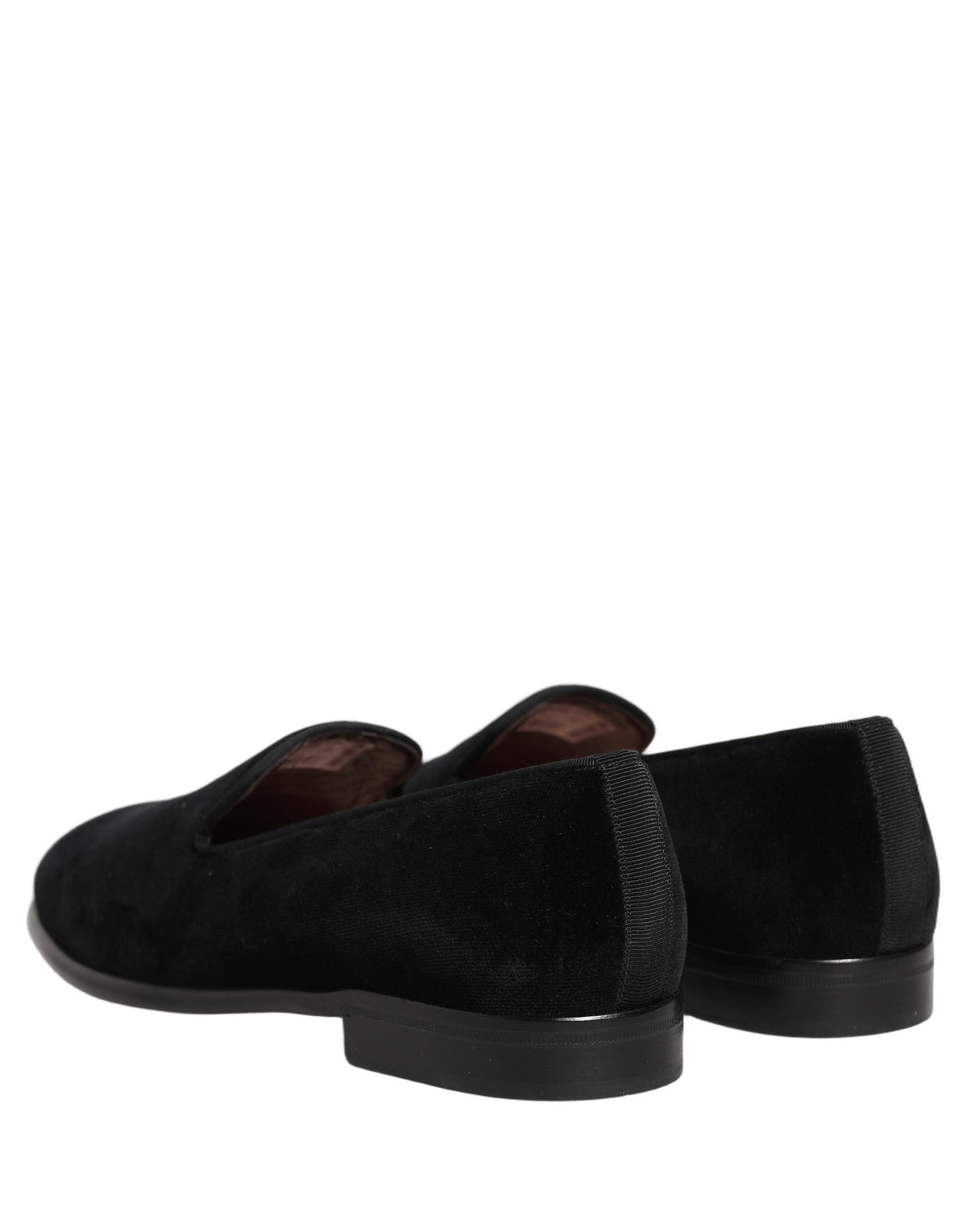 Black Velvet Loafers Formal Men Dress Shoes