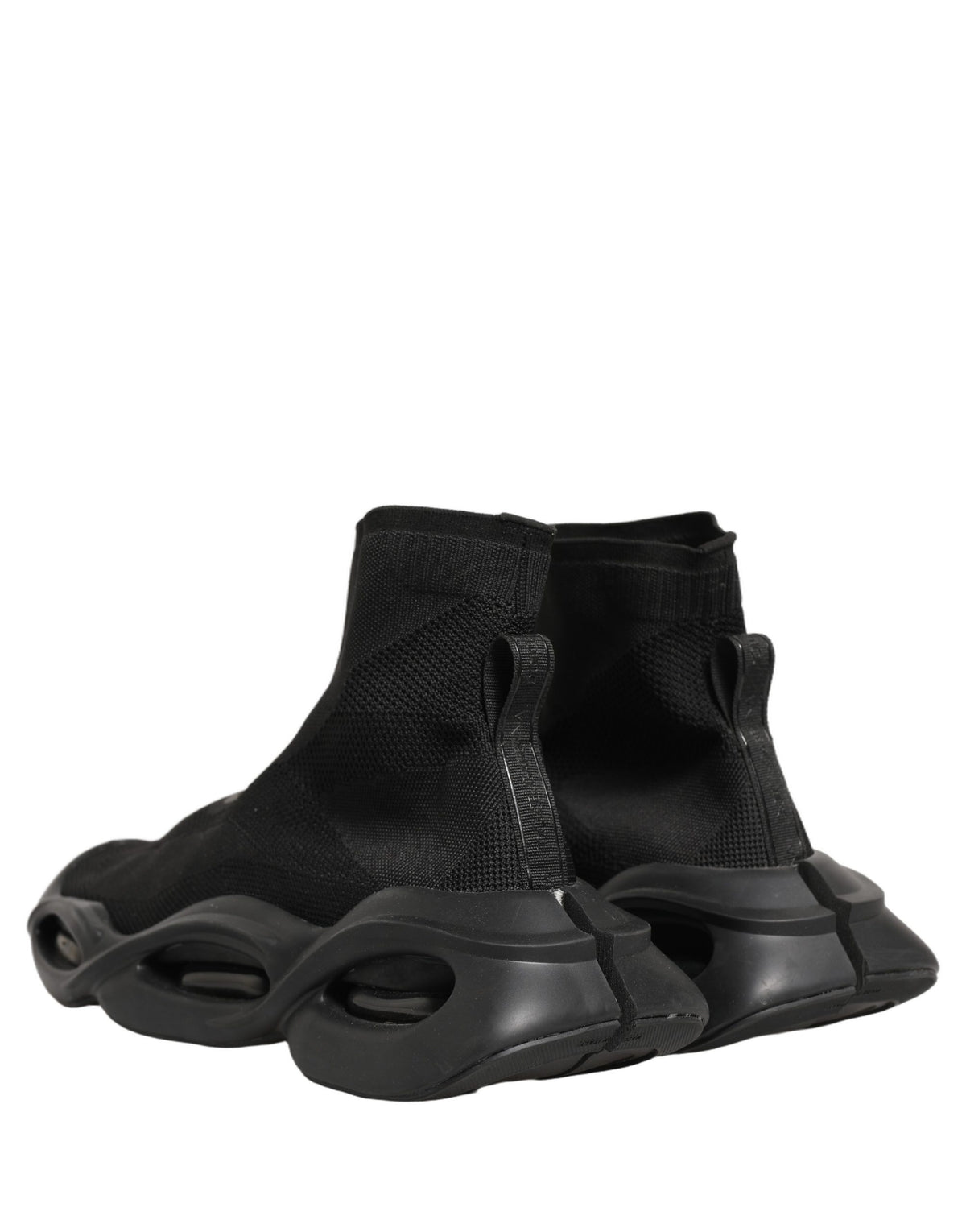 Black Slip On Wave Socks Men Sneakers Shoes