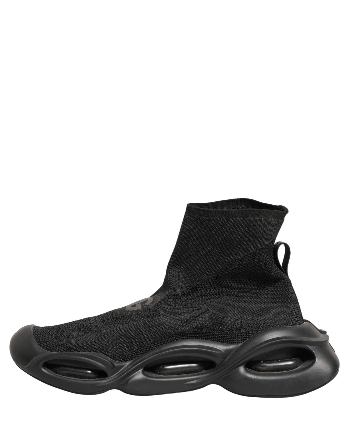 Black Slip On Wave Socks Men Sneakers Shoes