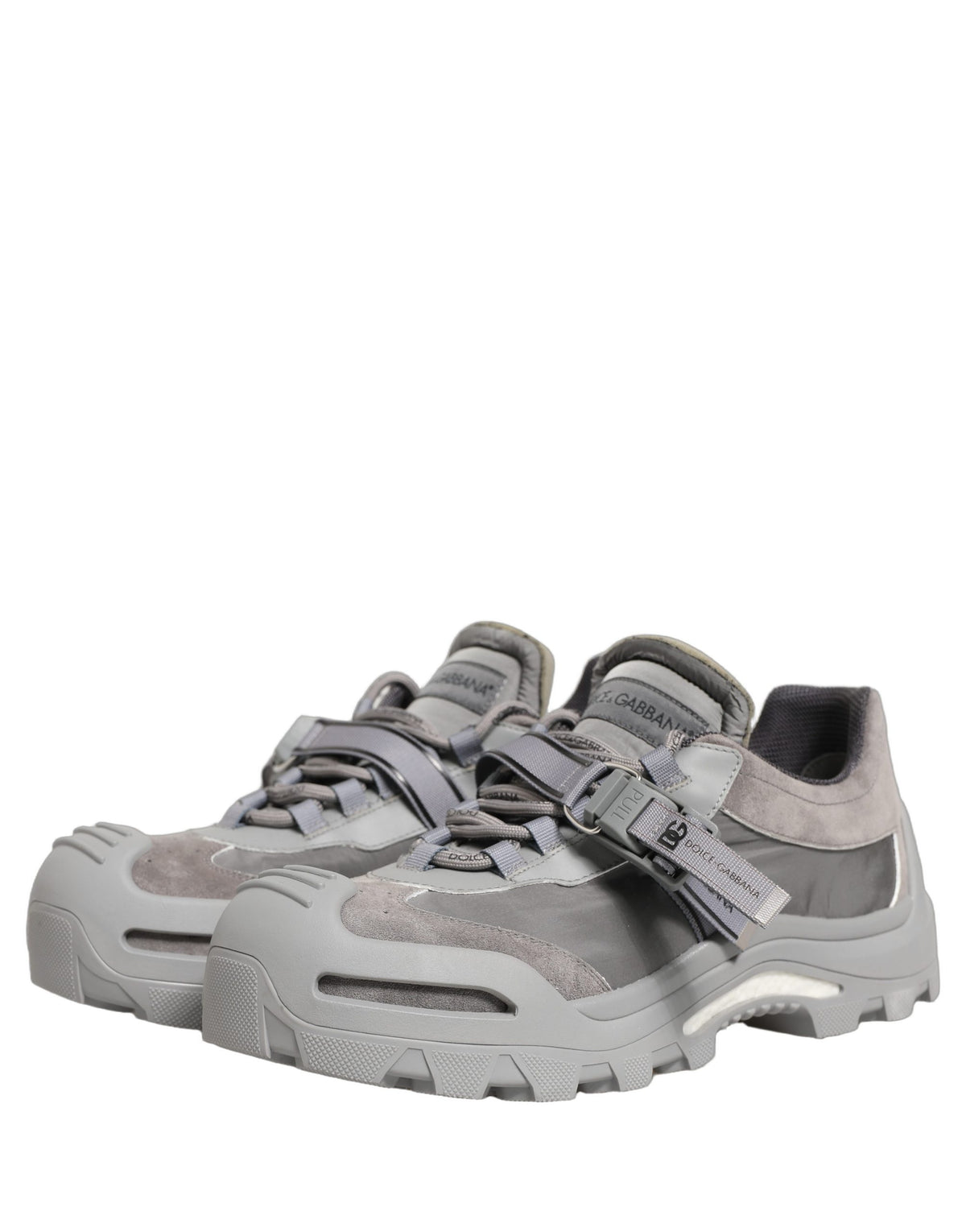 Gray Airmaster Panelled Low Top Men Sneakers Shoes