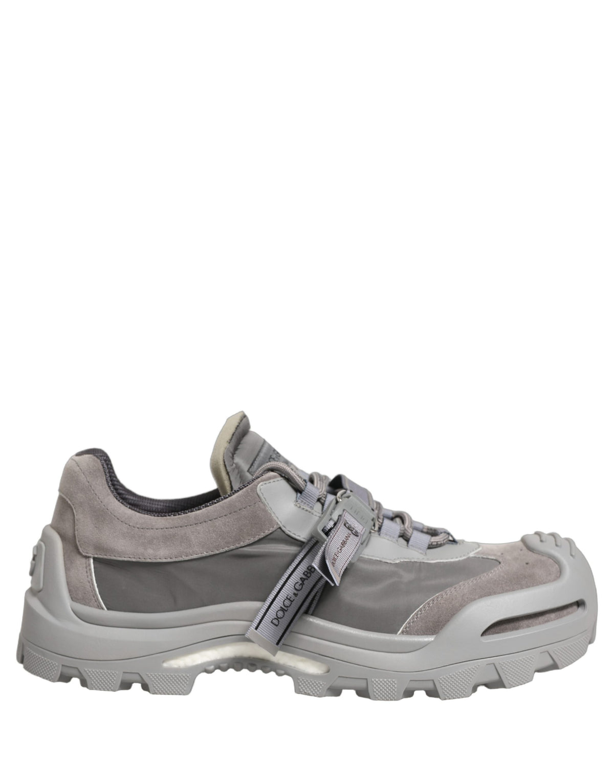 Gray Airmaster Panelled Low Top Men Sneakers Shoes