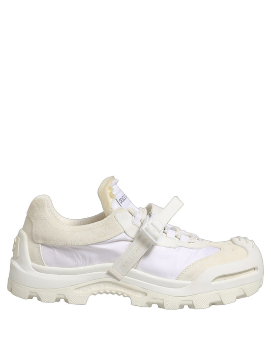 White Airmaster Panelled Low Top Men Sneakers Shoes