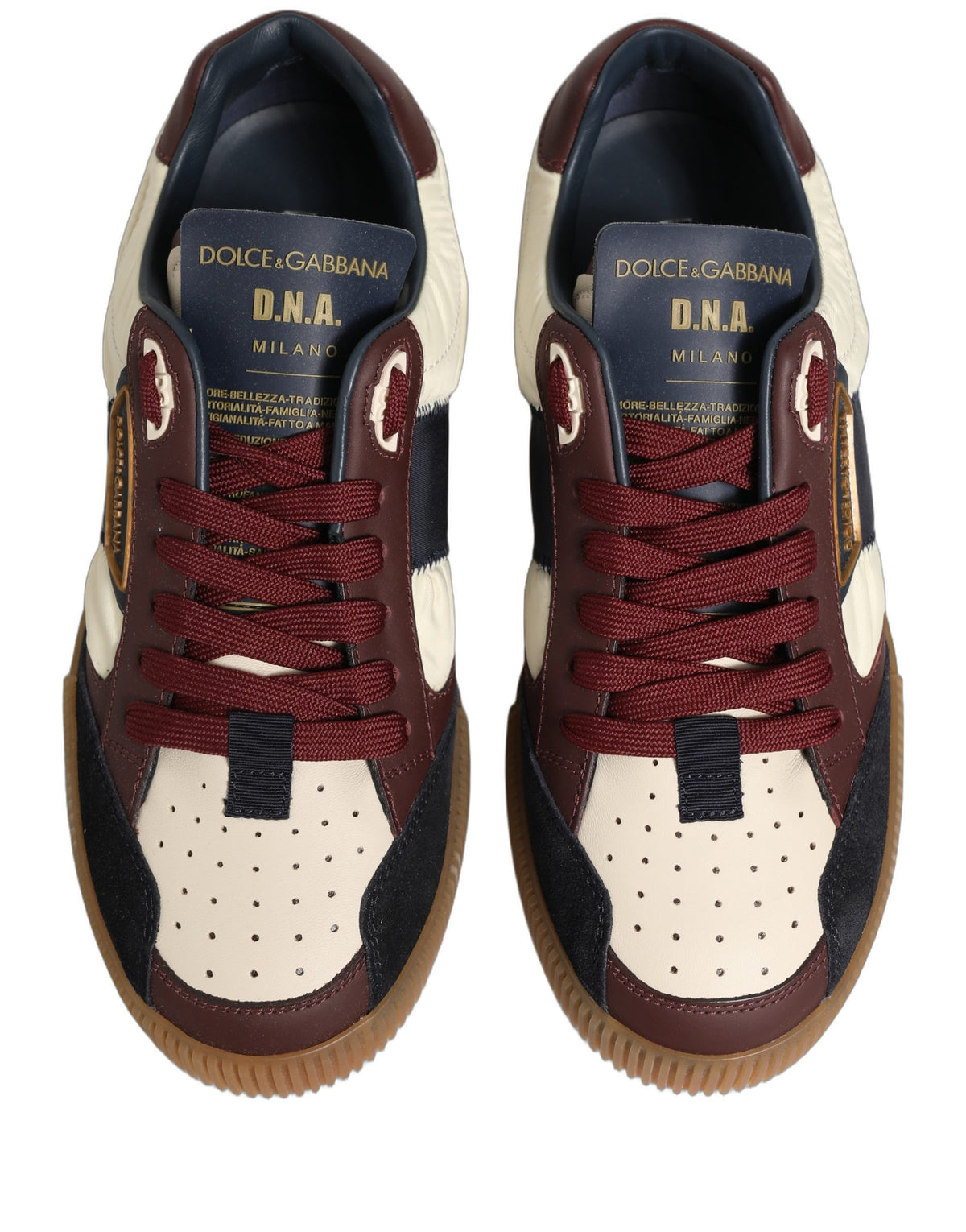 Multicolor Leather MIAMI Low Top Men Sneakers Shoes