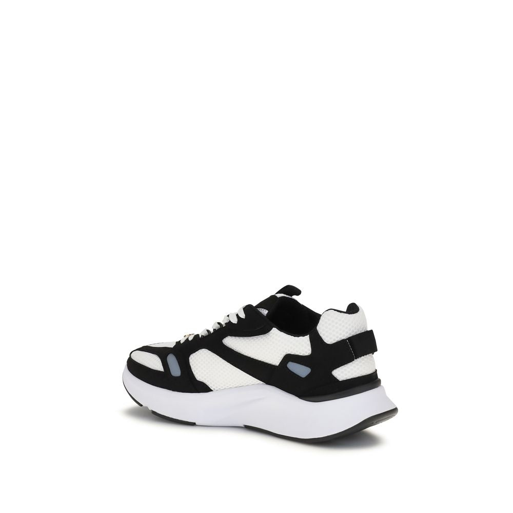 Multicolor Fabric Athletic Sneakers