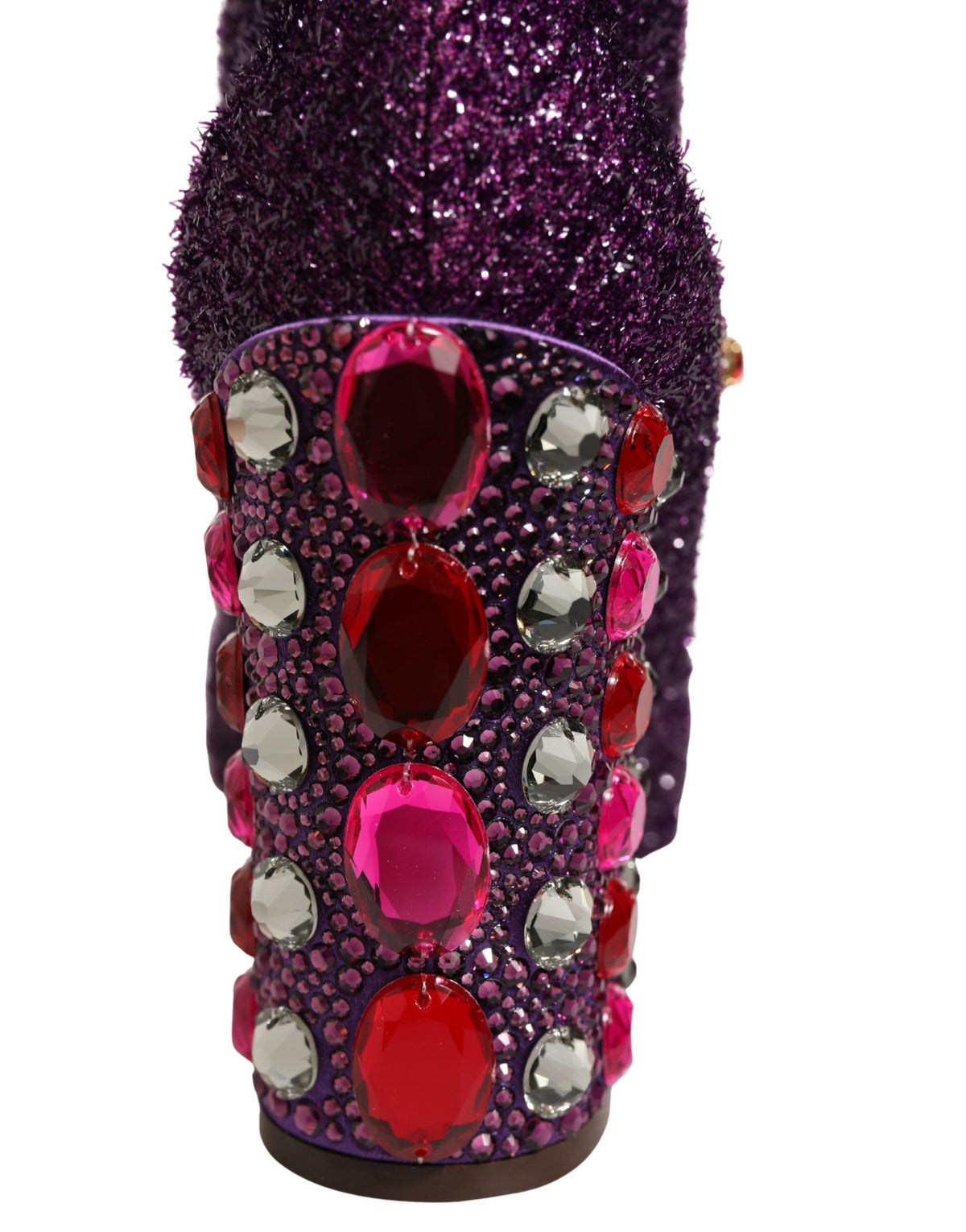 Purple Crystal Lurex Fantasy Boots Shoes
