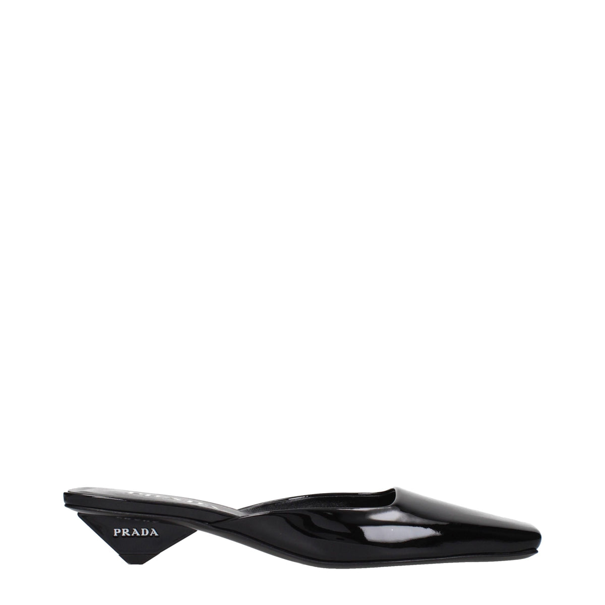 Black Leather Flat Sandals