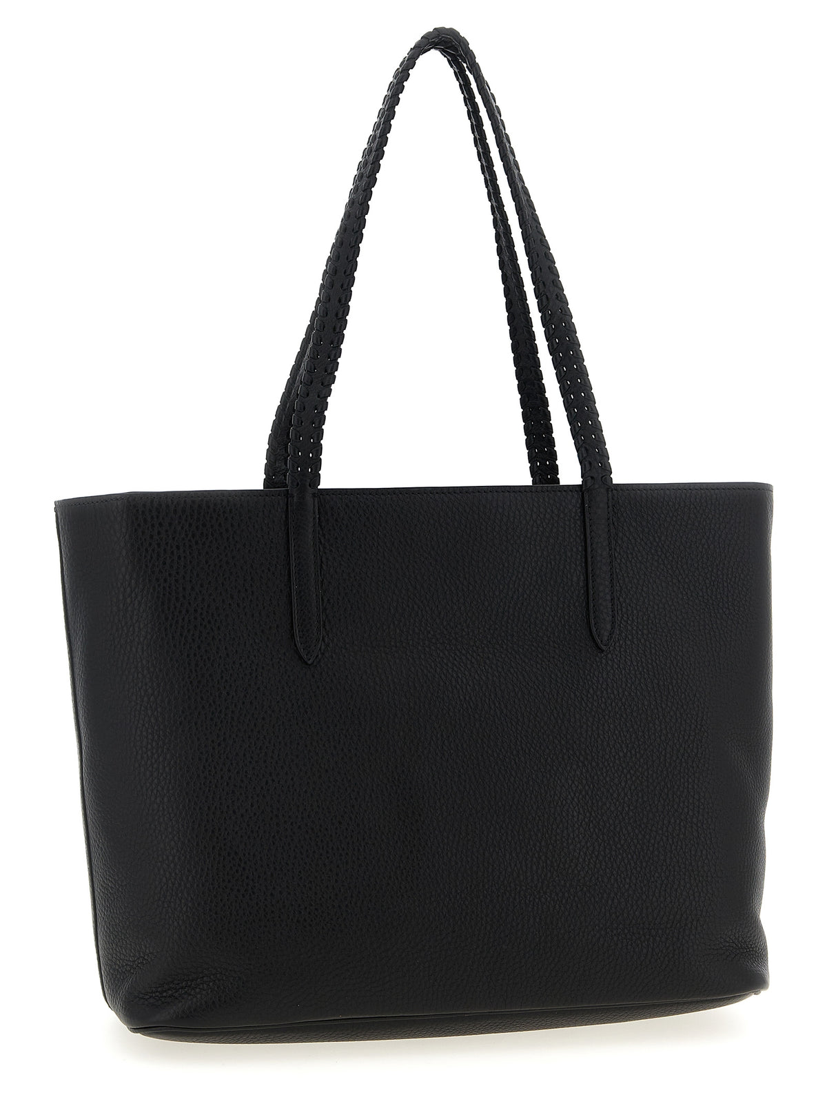 Black Calfskin Tote Bag