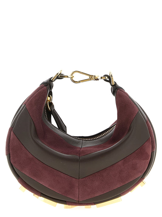 Multicolor Lamb Leather Handbag