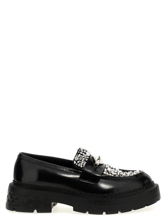 Mustat vasikannahkaiset slip-on-loaferit